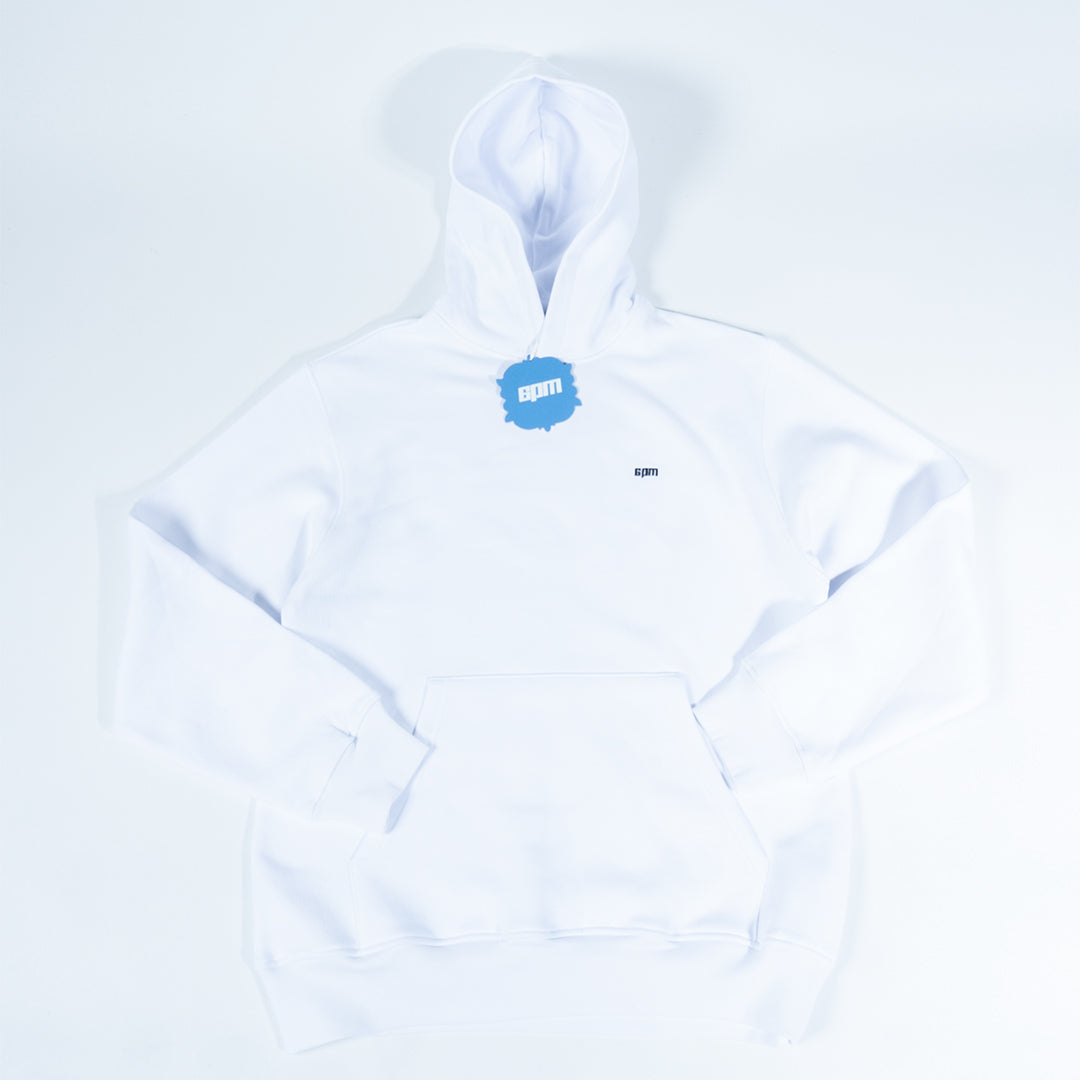 6PM HOODIE WHITE