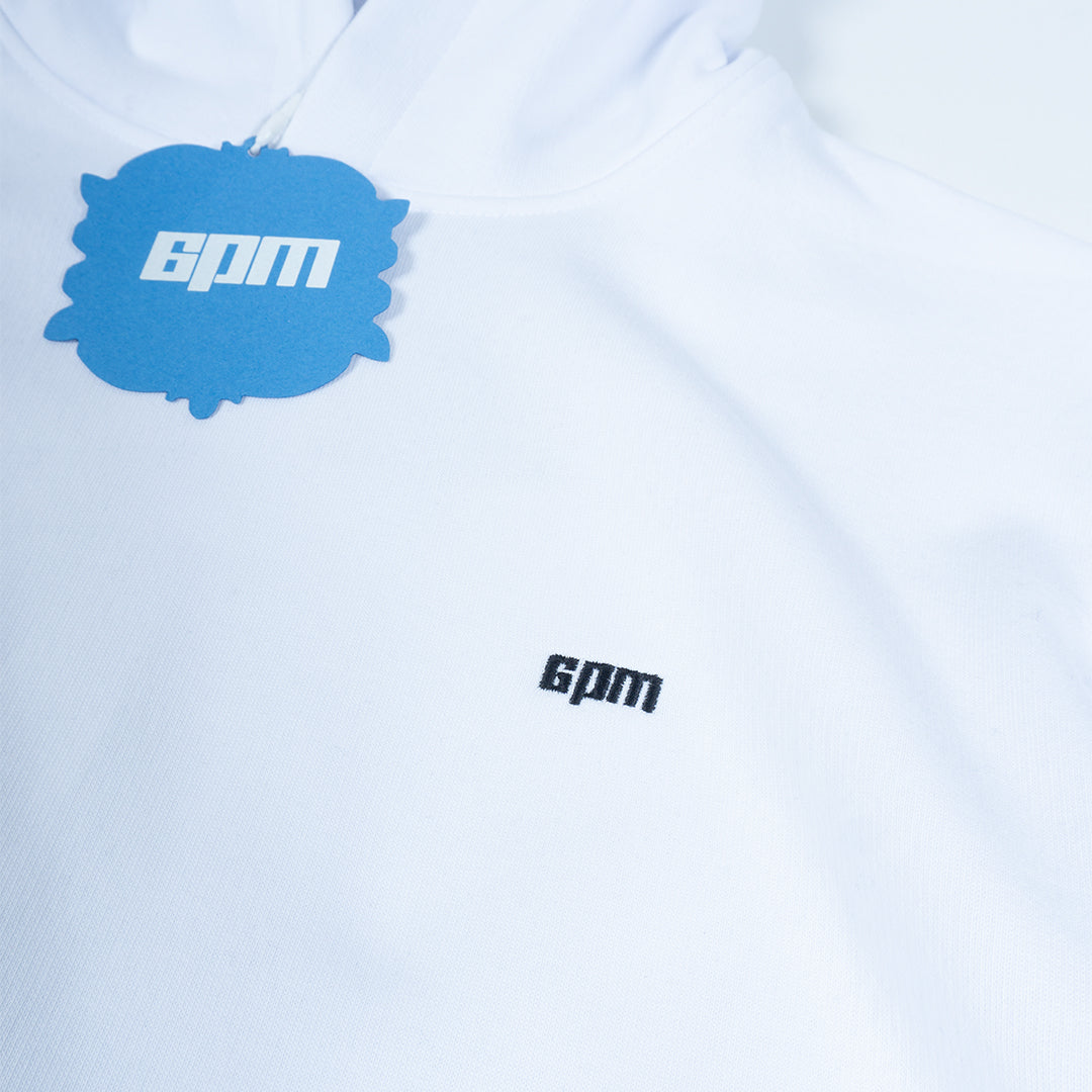 6PM HOODIE WHITE