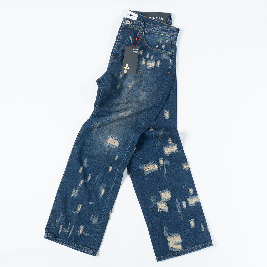 Indigo Rip Jean