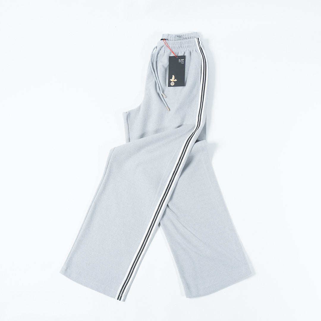 Ribbed Baggy Sweatpant Grey