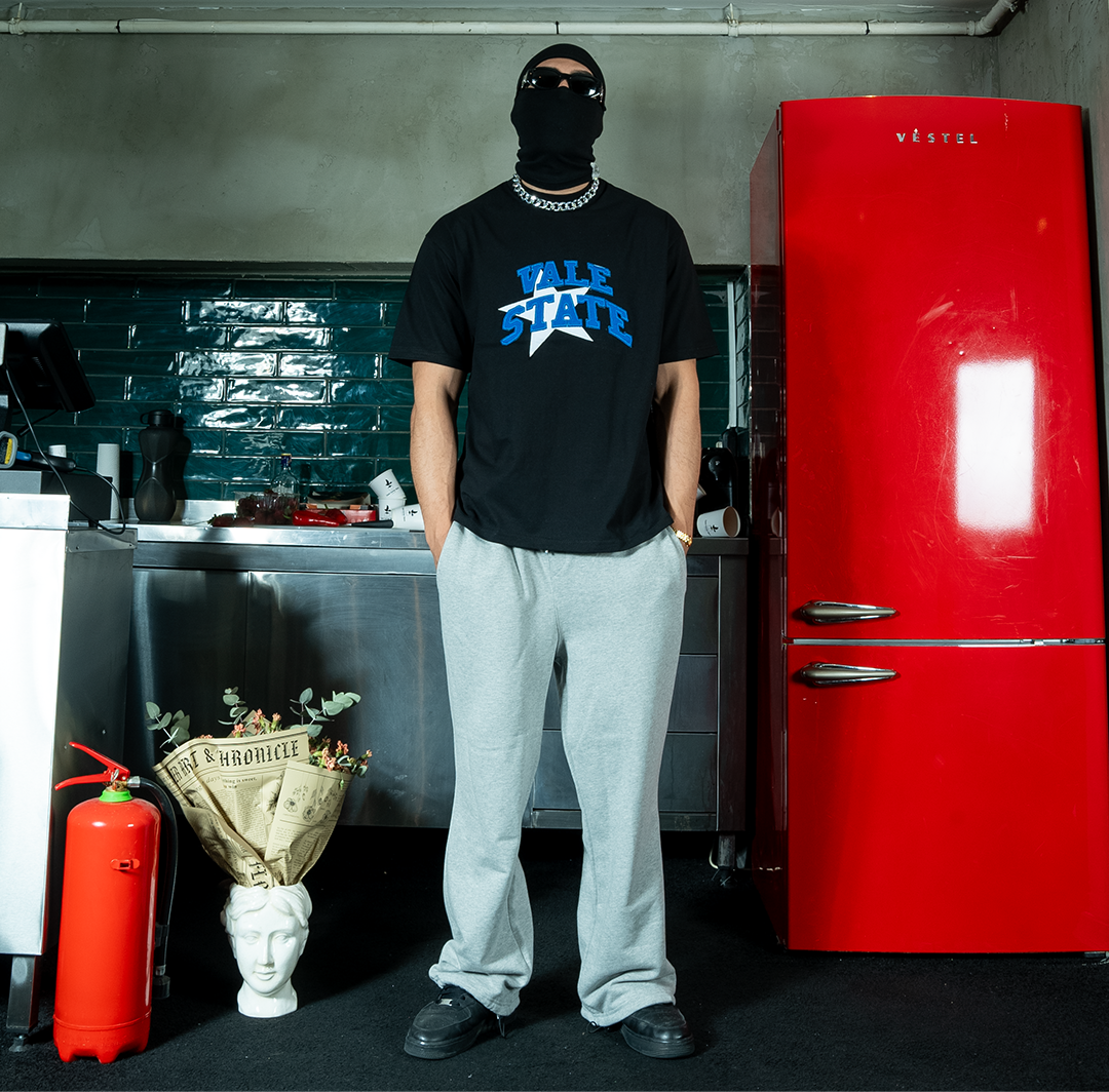 STATE BOXY OVERSIZE TEE BLACK