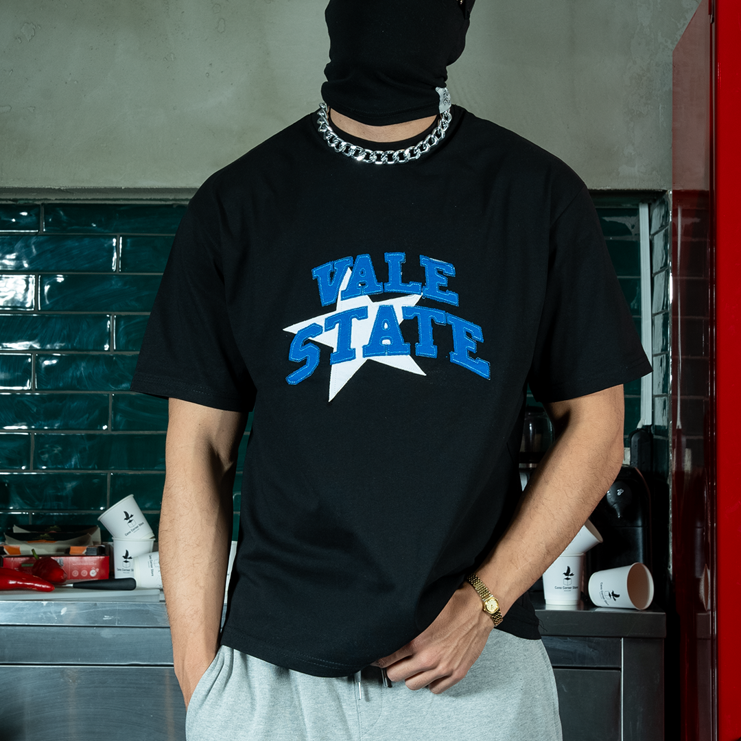 STATE BOXY OVERSIZE TEE BLACK