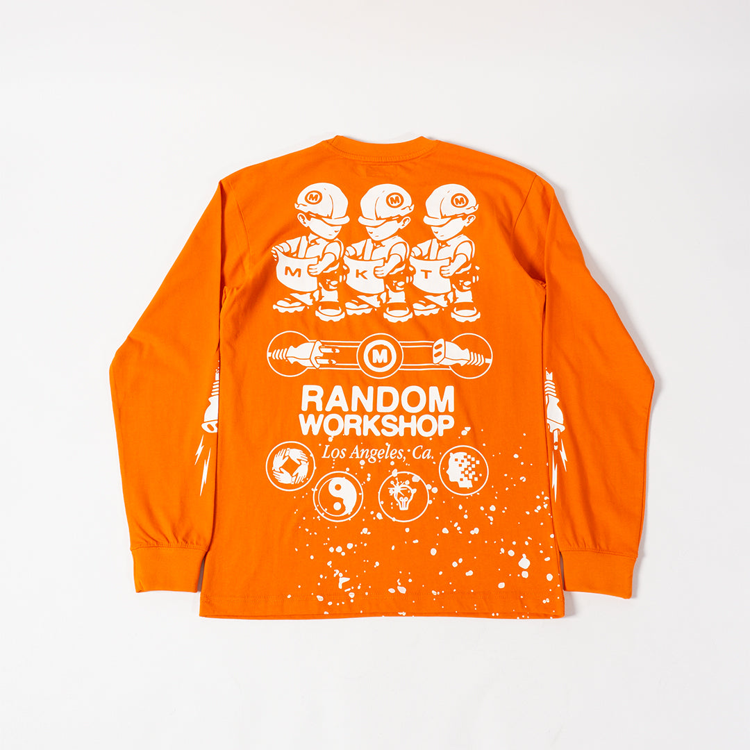 MARKET ORANGE WORKER LONGSLEEVE