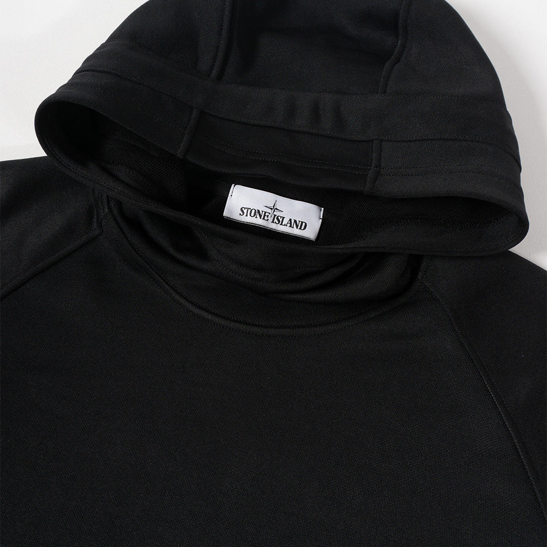 STONE ISLAN MARINA HOODIE BLACK