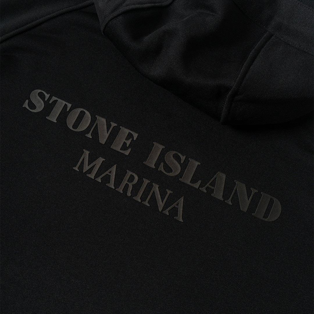 STONE ISLAN MARINA HOODIE BLACK