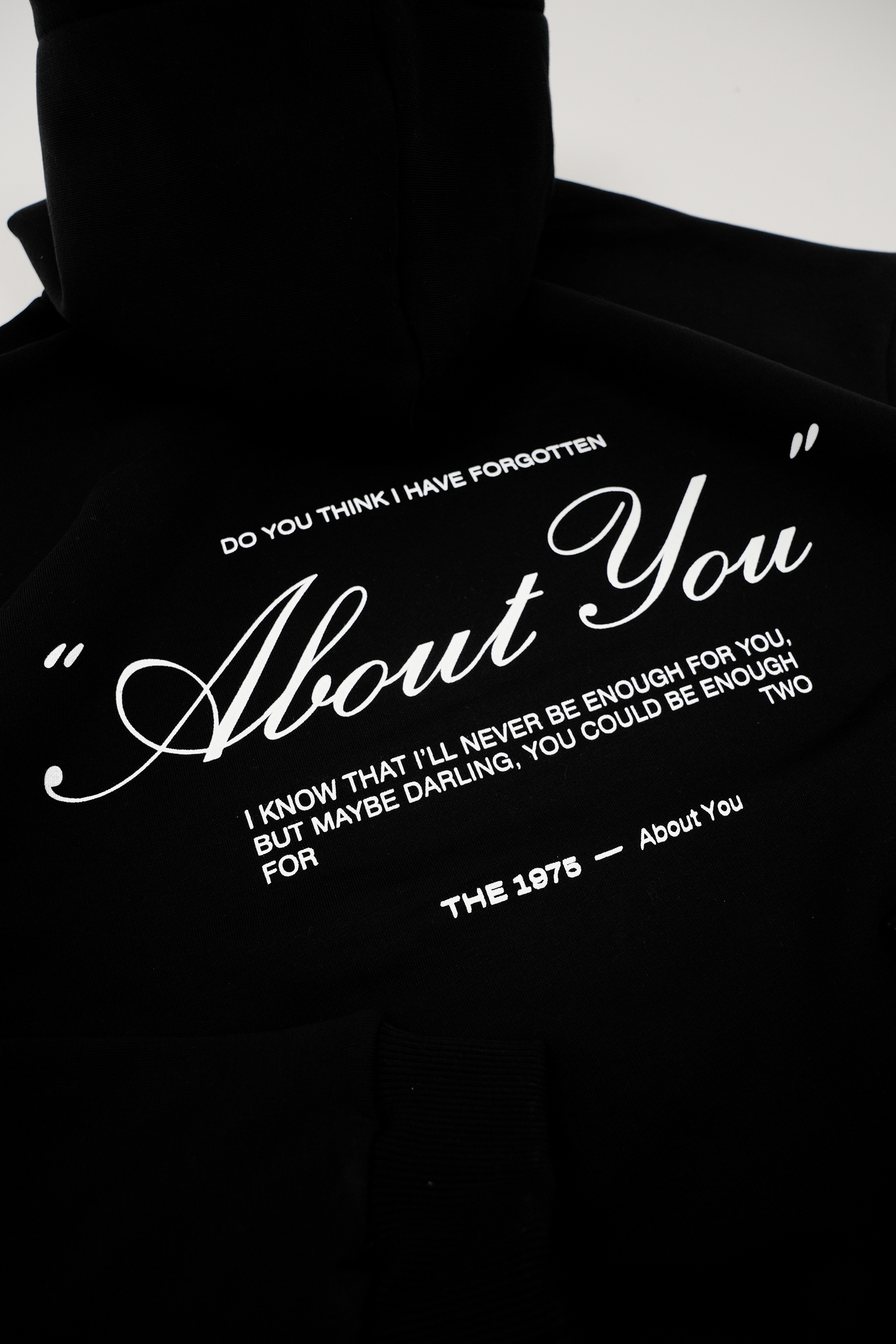 About You Minimal Hoodie - Siyah