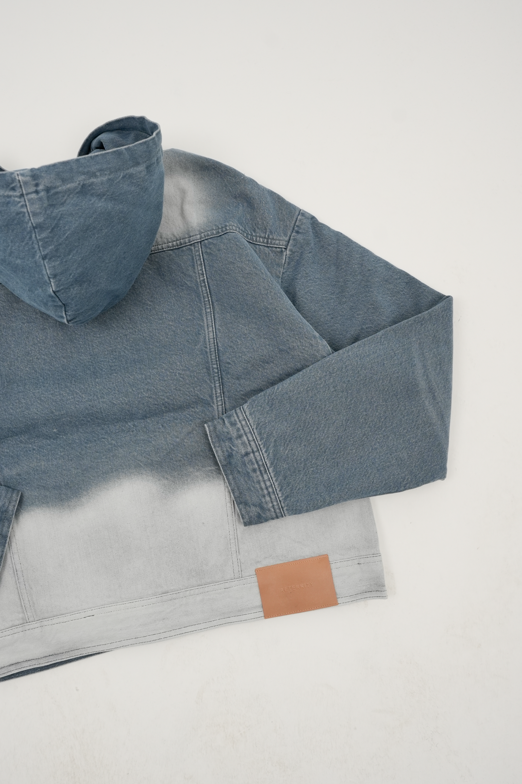 Design Dolgulu Crop Kot Ceket