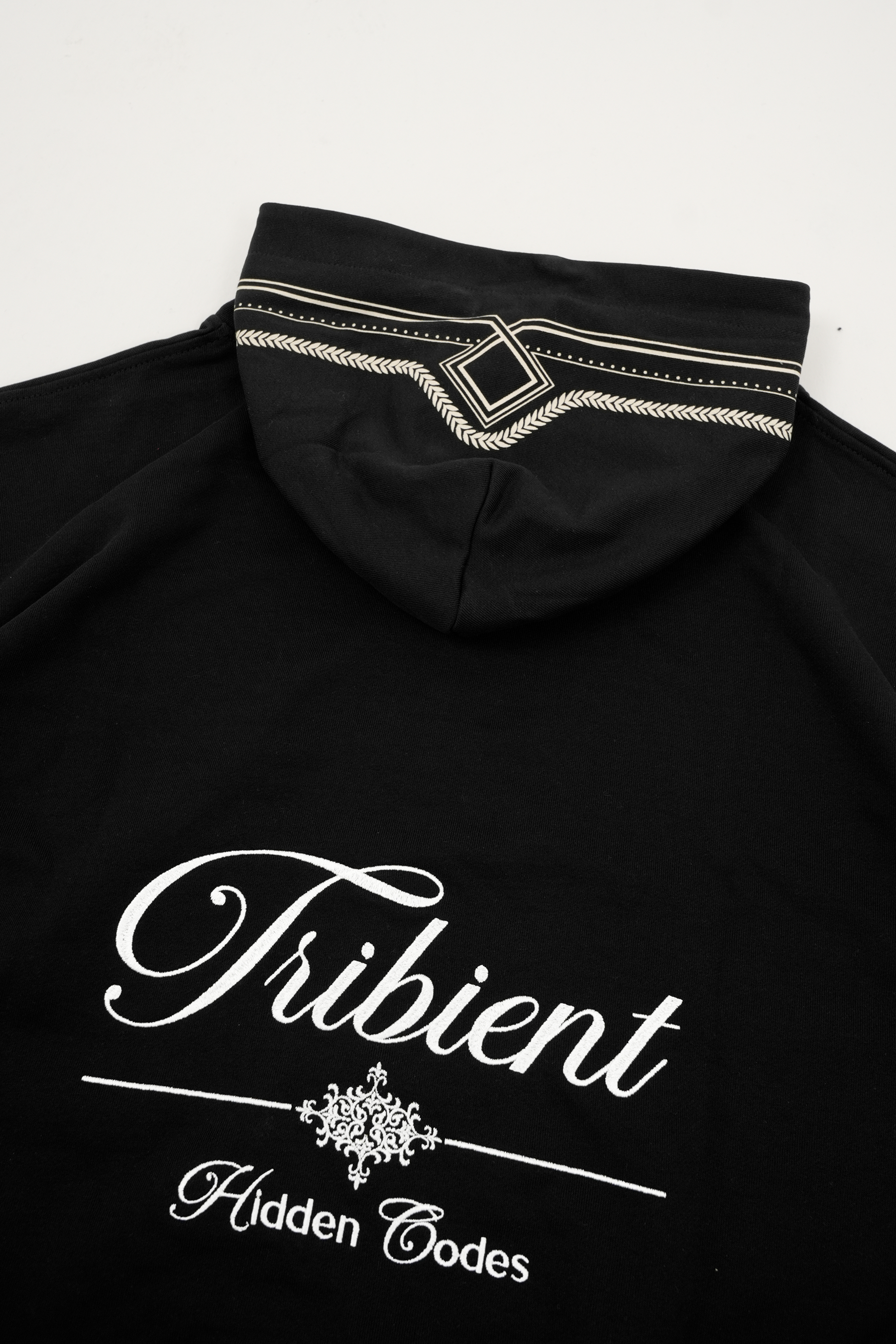 Desenli Premium Oversize Hoodie - Black