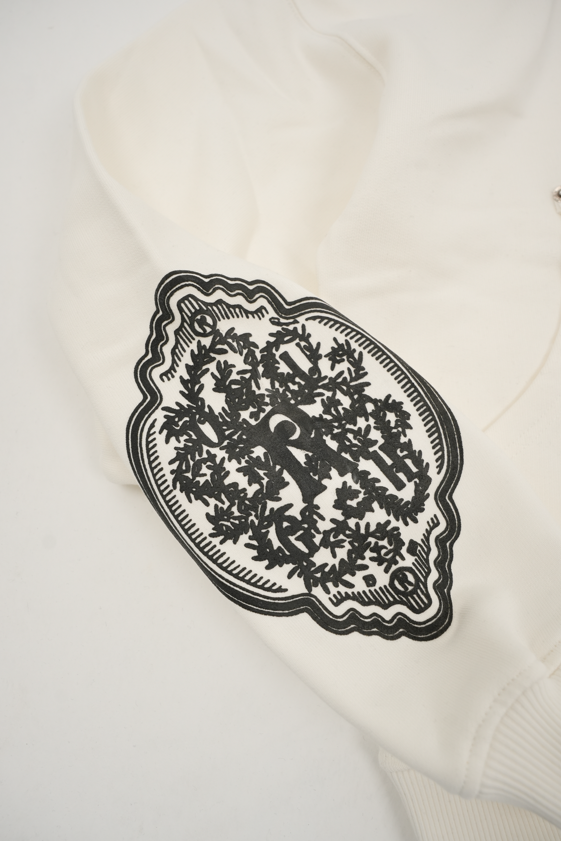 Rough Kapüşonlu Fermuarlı Ceket