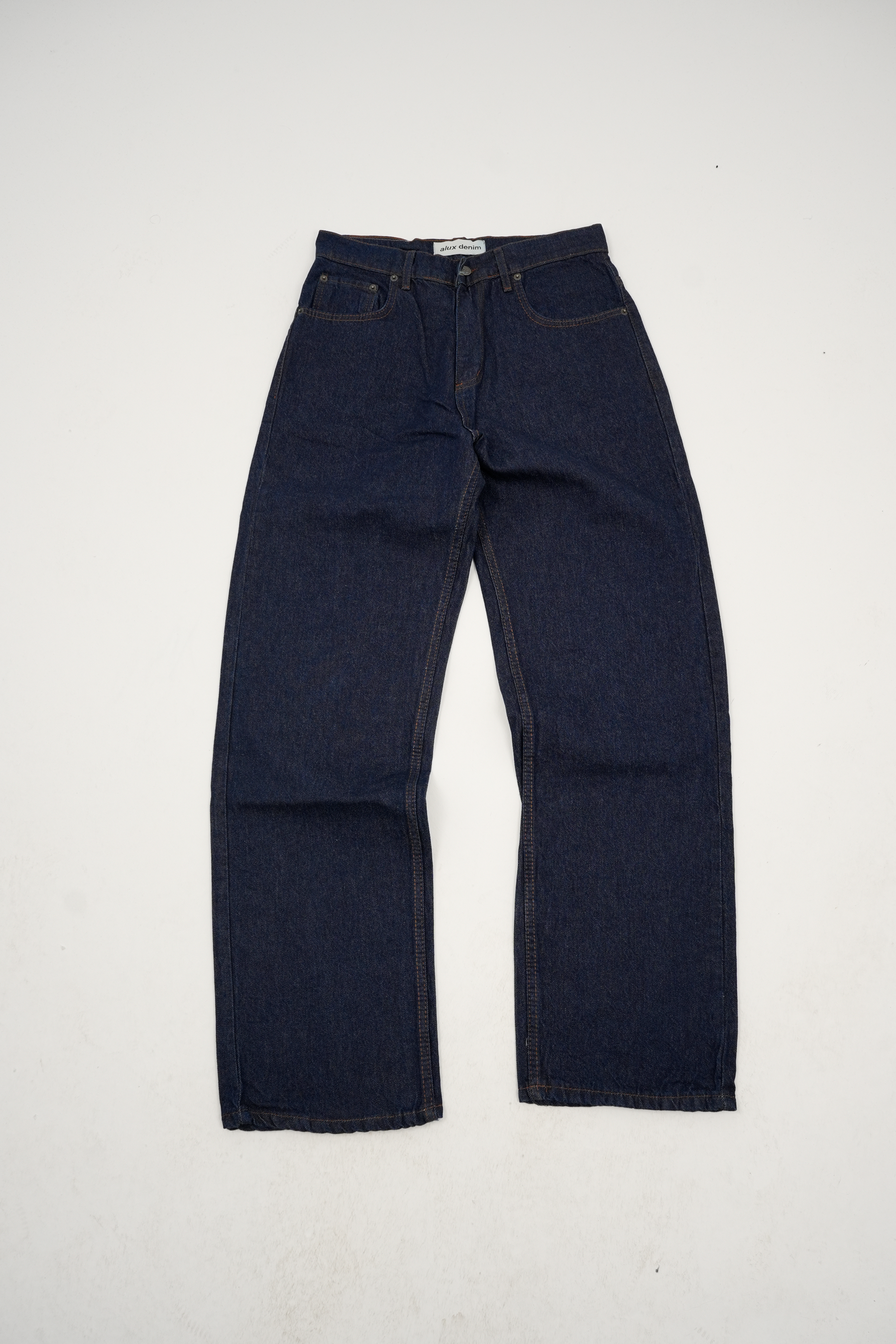 Dikiş Detaylı Lacivert Basic Kot Pantolon