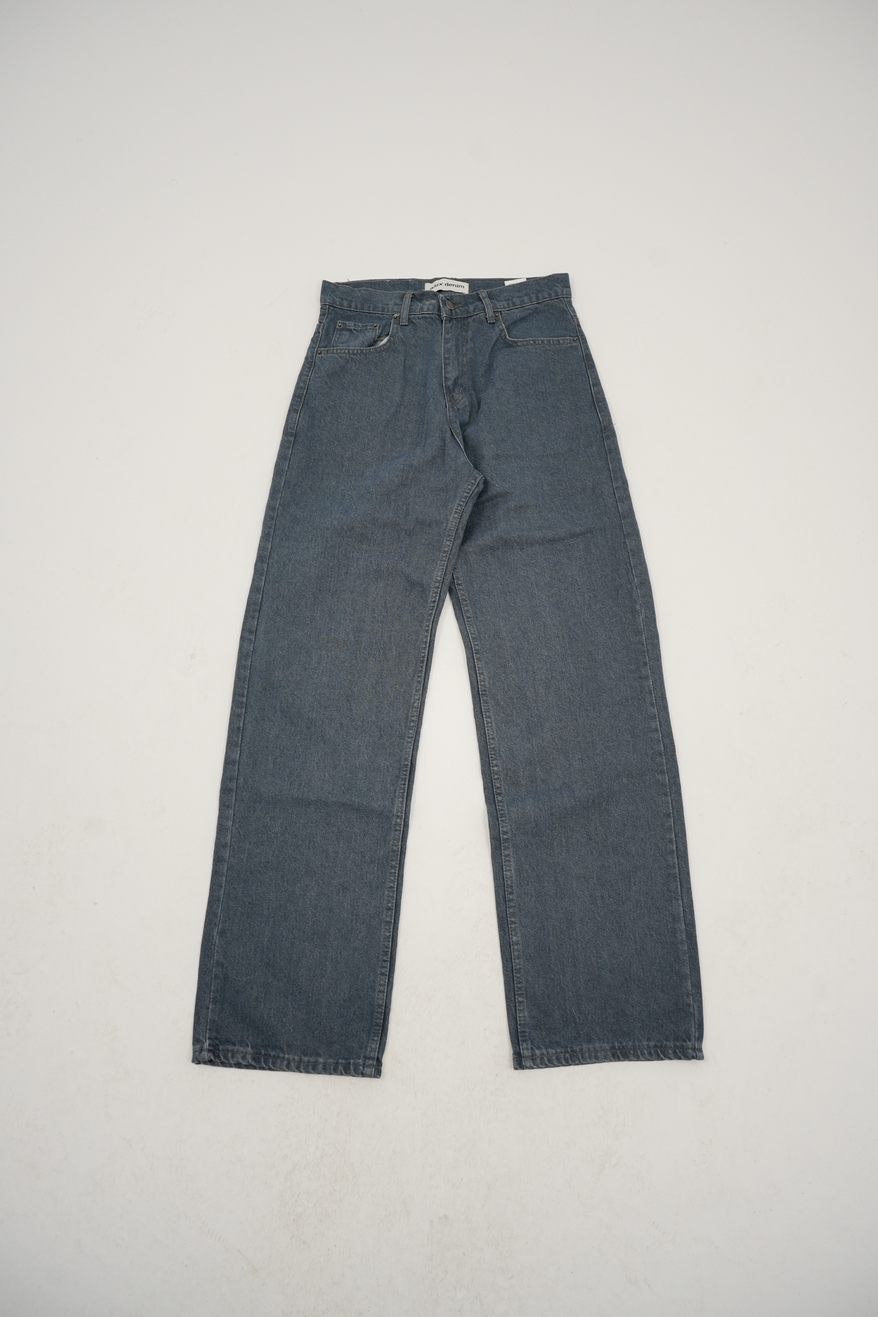 Basic Gri Taneli Kot Pantolon