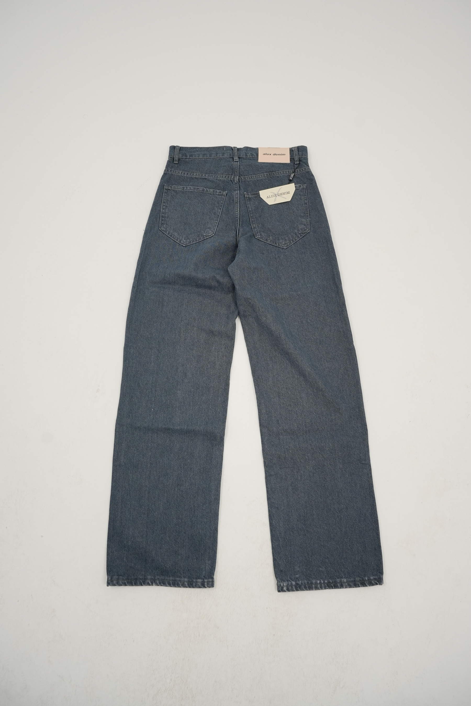 Basic Gri Taneli Kot Pantolon