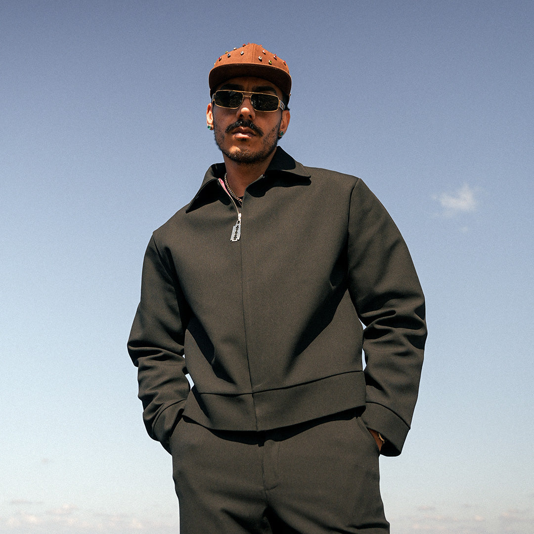 ZULA BLACK CANVAS JACKET