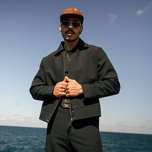 ZULA BLACK CANVAS JACKET