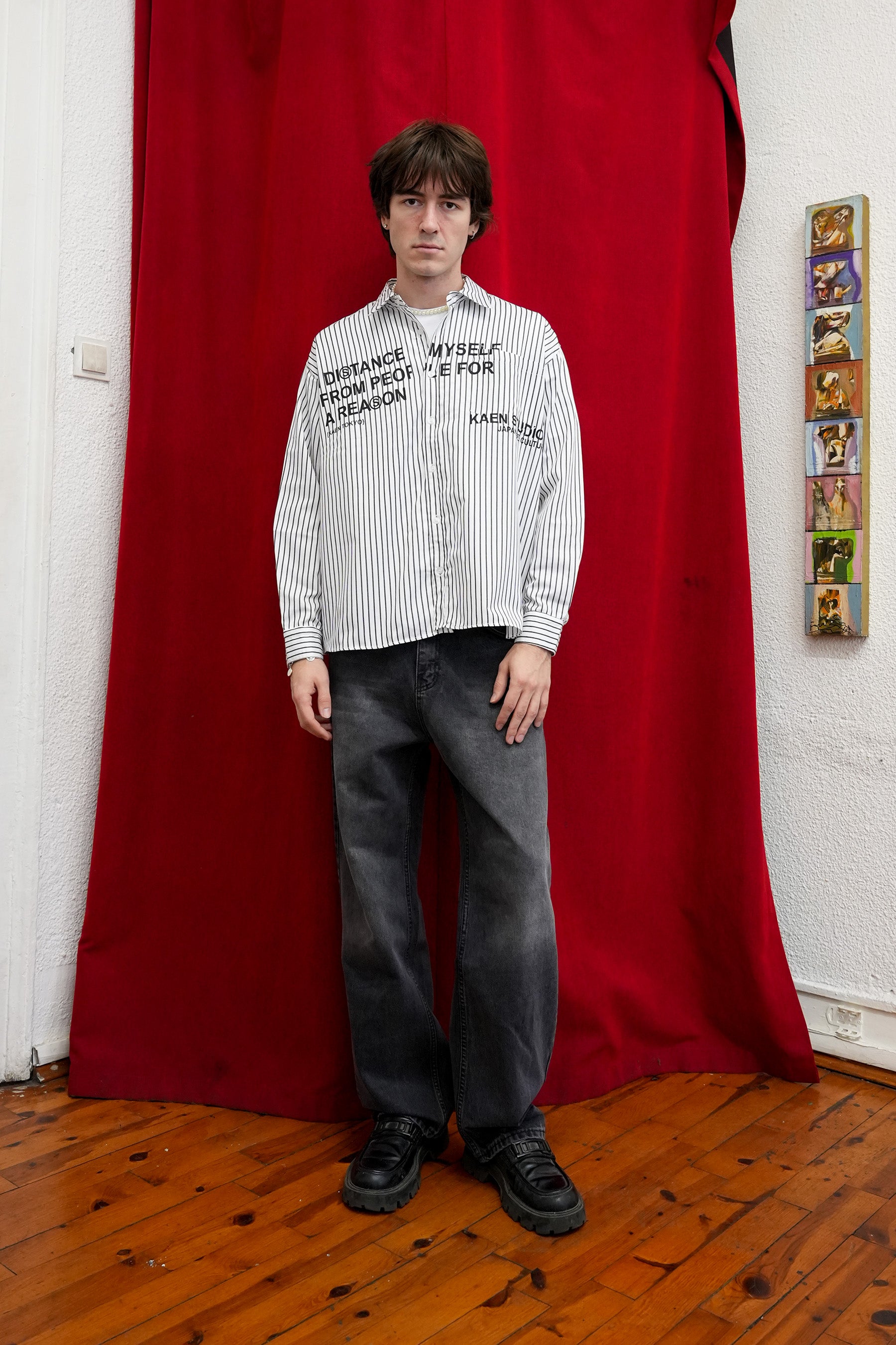 Siyah Eskitmeli Kot Pantolon - Giz Denim #003