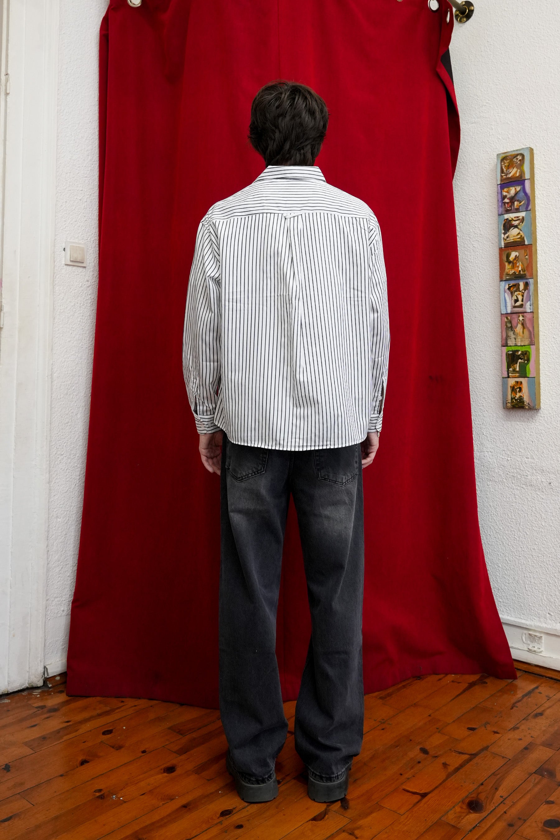 White Stripe Regular Daddy Shirts