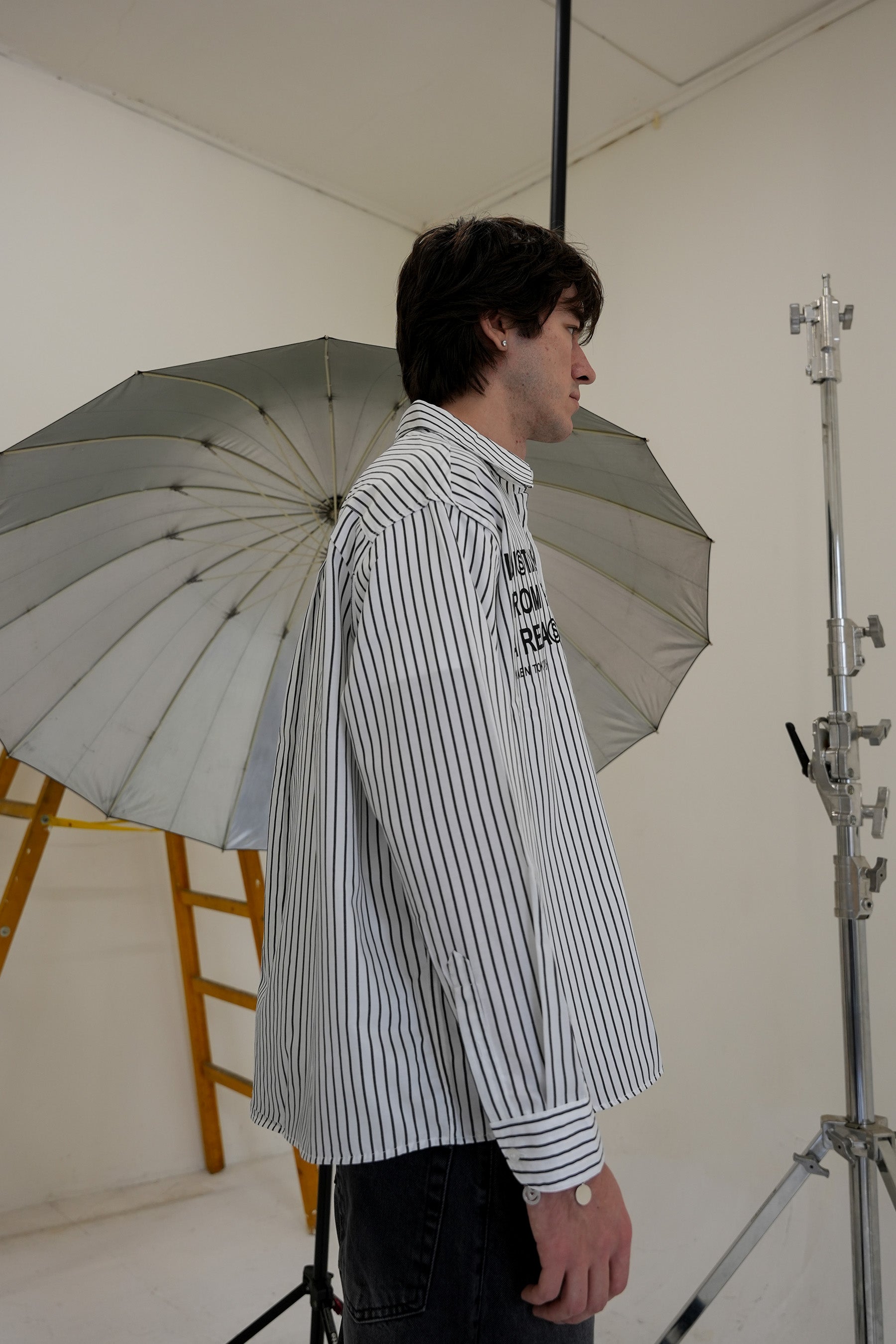 White Stripe Regular Daddy Shirts