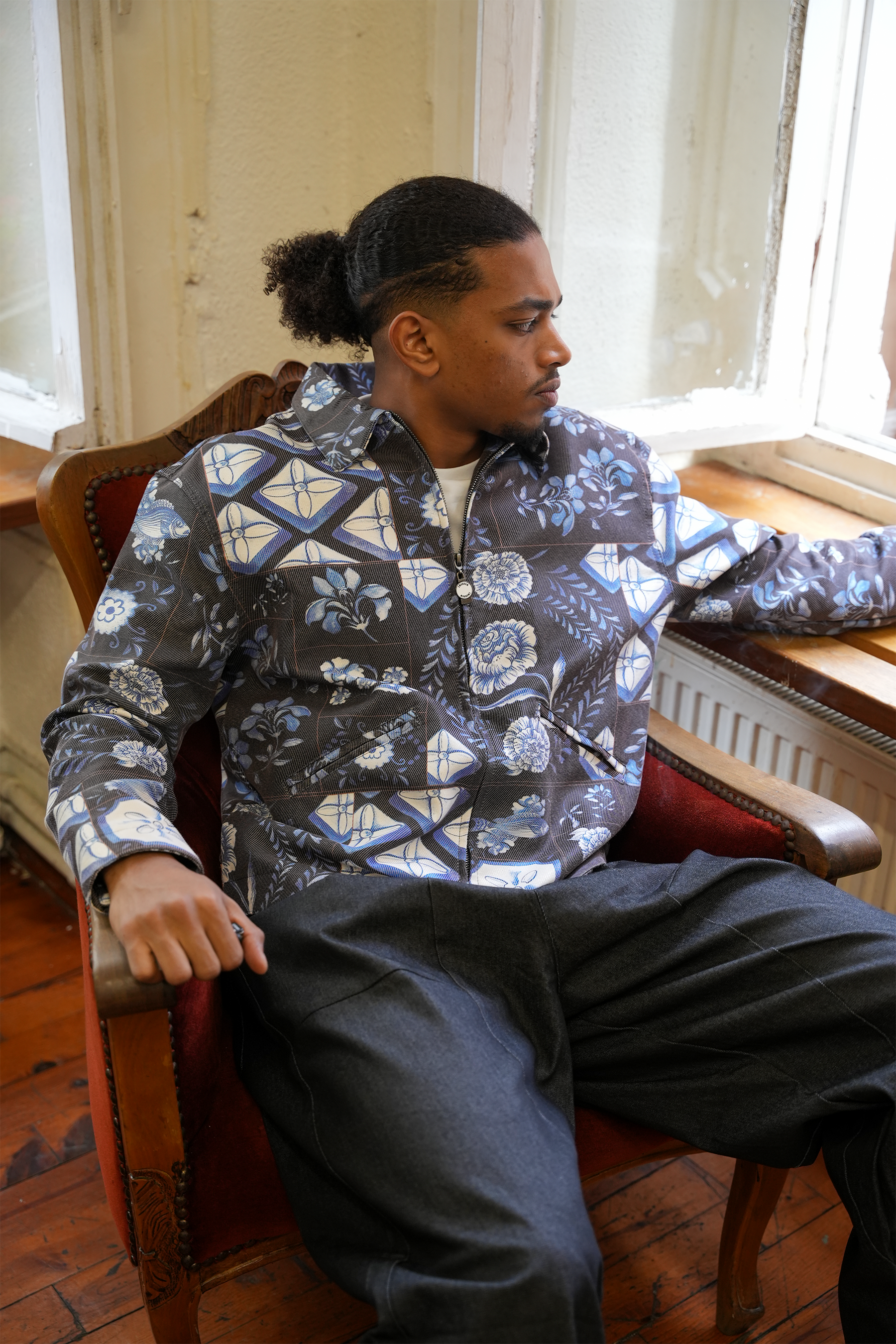 Desenli Kot Ceket (+2 Renk)