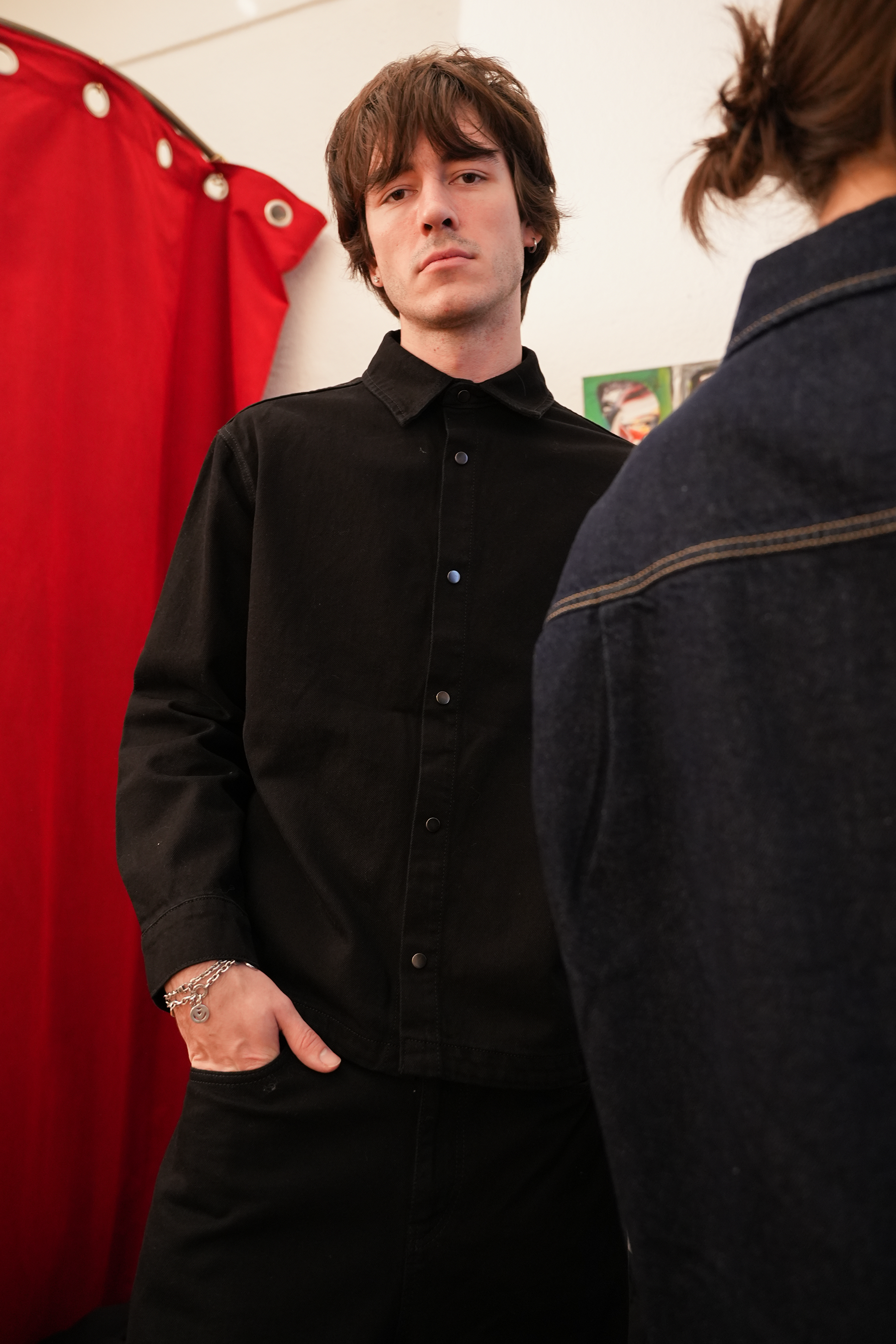 Giz Black Denim Jacket