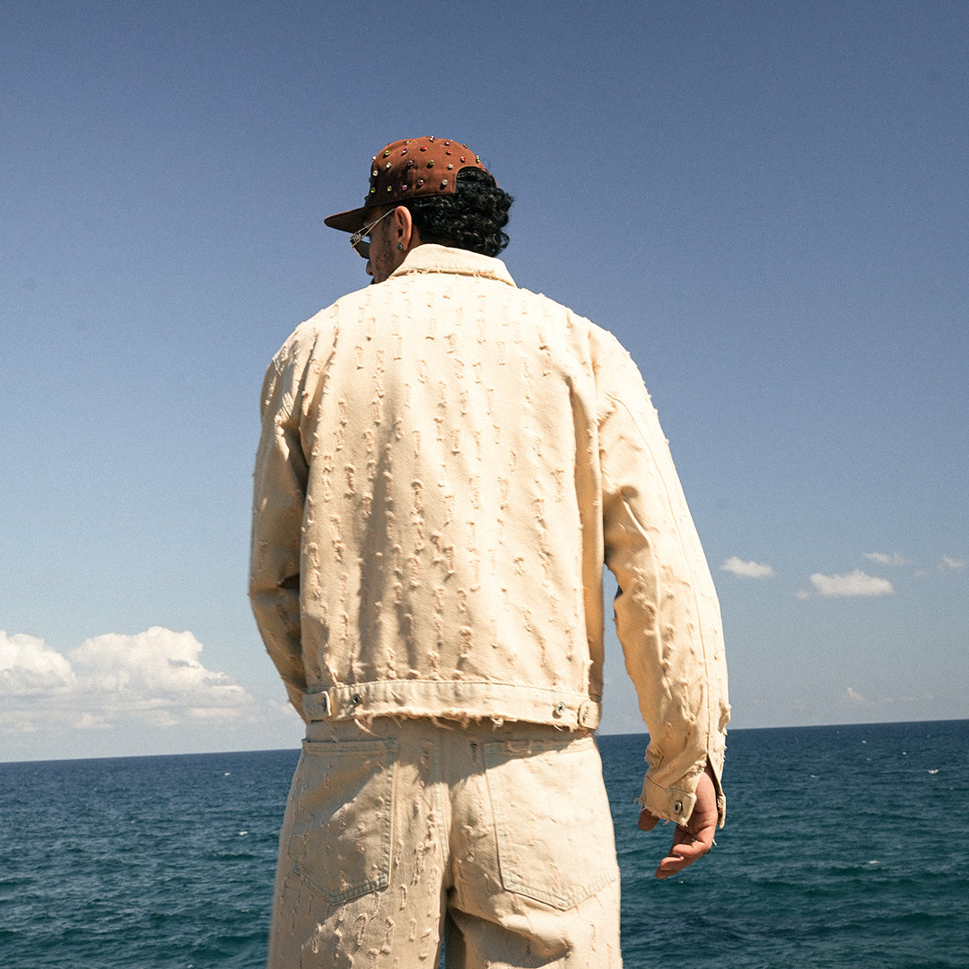 Giz Rip Denim Jacket - GJ-02