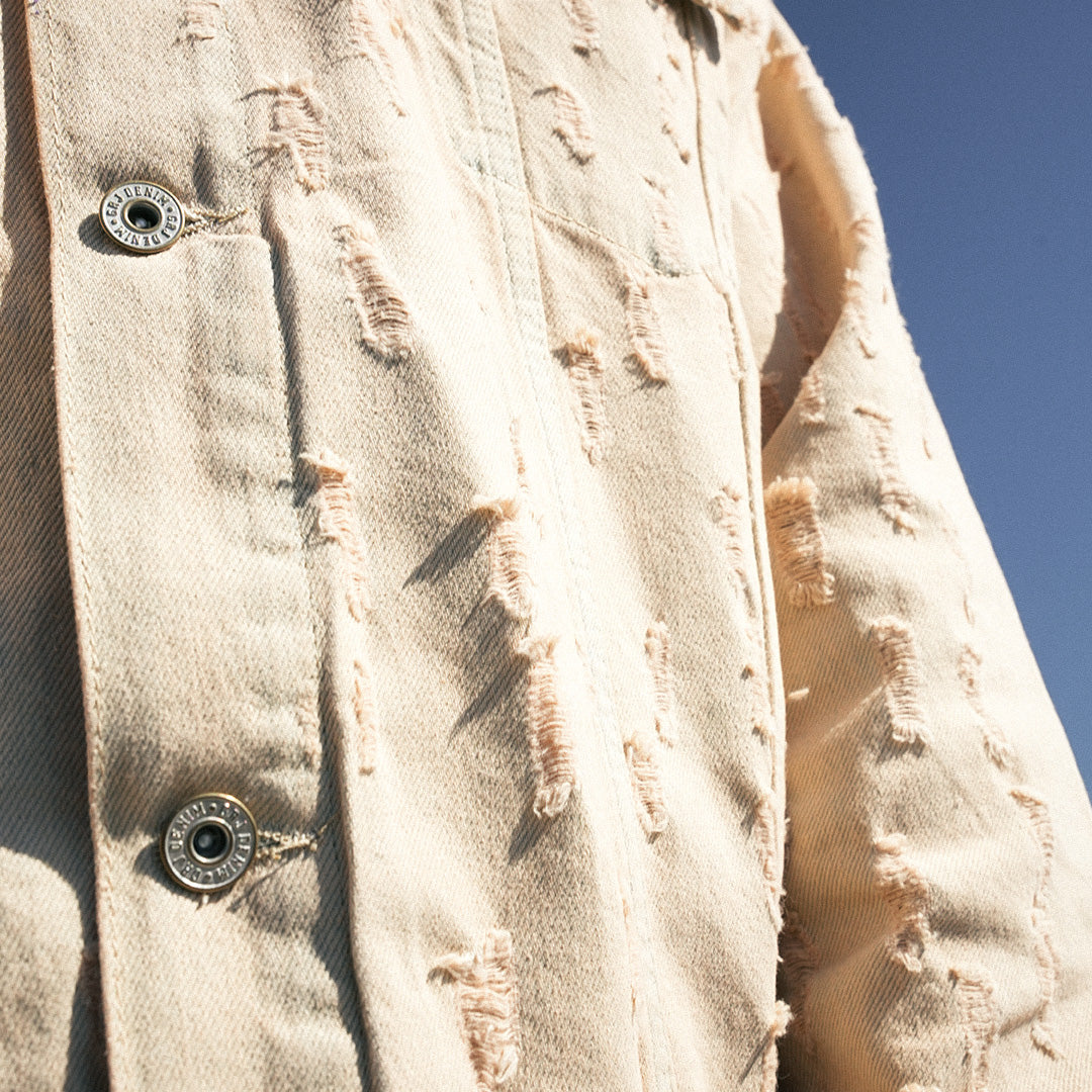 Giz Rip Denim Jacket - GJ-02