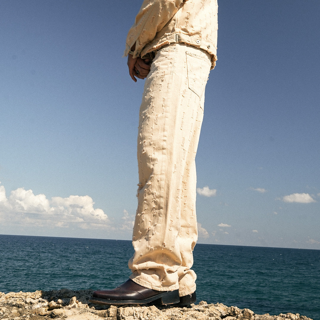 Giz Rip Baggy Jean- GJ01