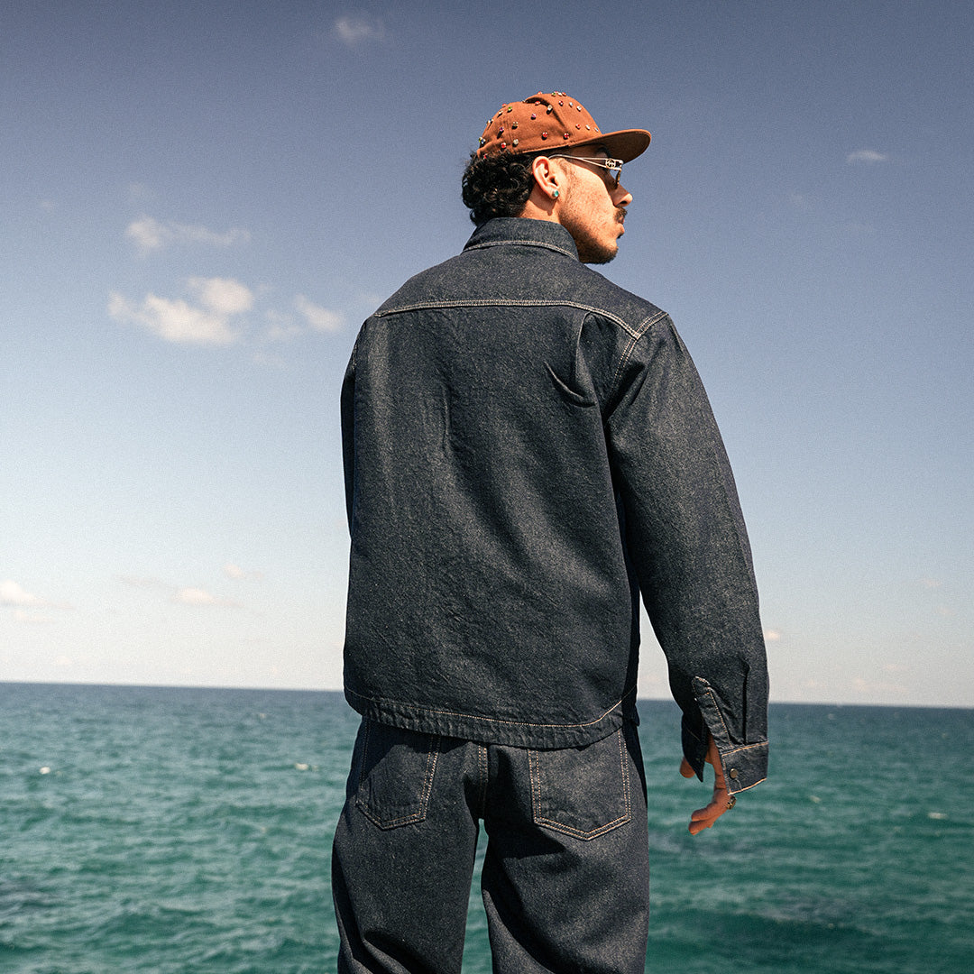 Giz Dark Indigo Denim Jacket - GJ-04