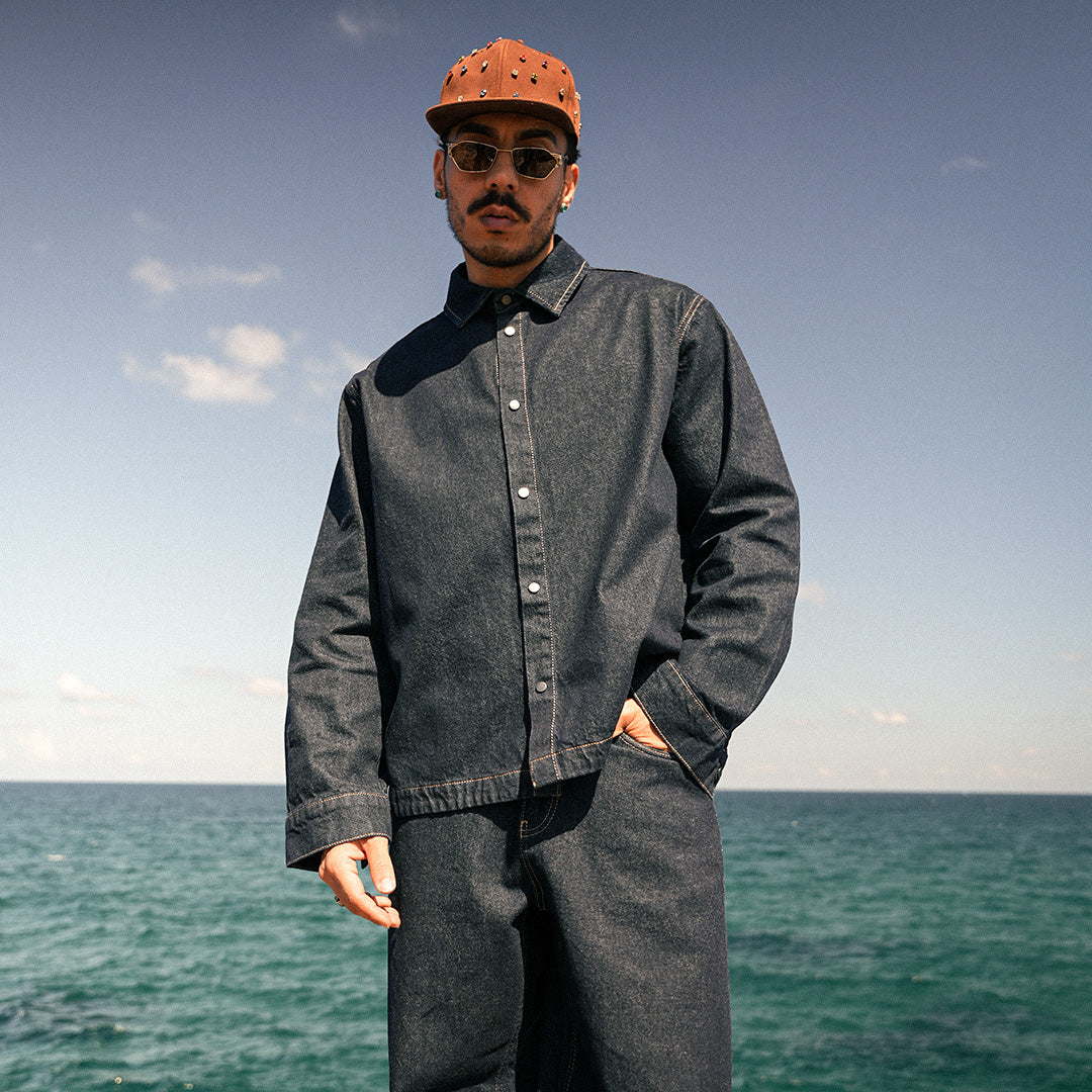 Giz Dark Indigo Denim Jacket - GJ-04