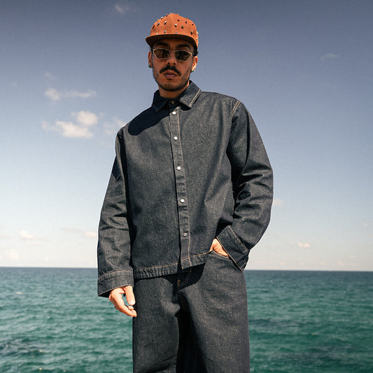 Giz Dark Indigo Denim Jacket - GJ-04