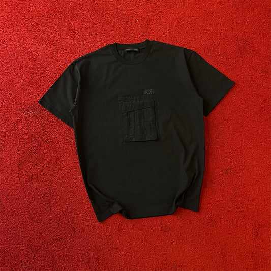Diesel Pocket Regular T-Shirt - Black