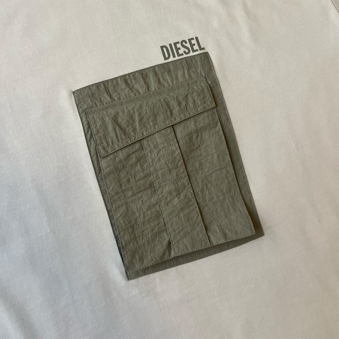 Diesel Pocket Regular T-Shirt - White