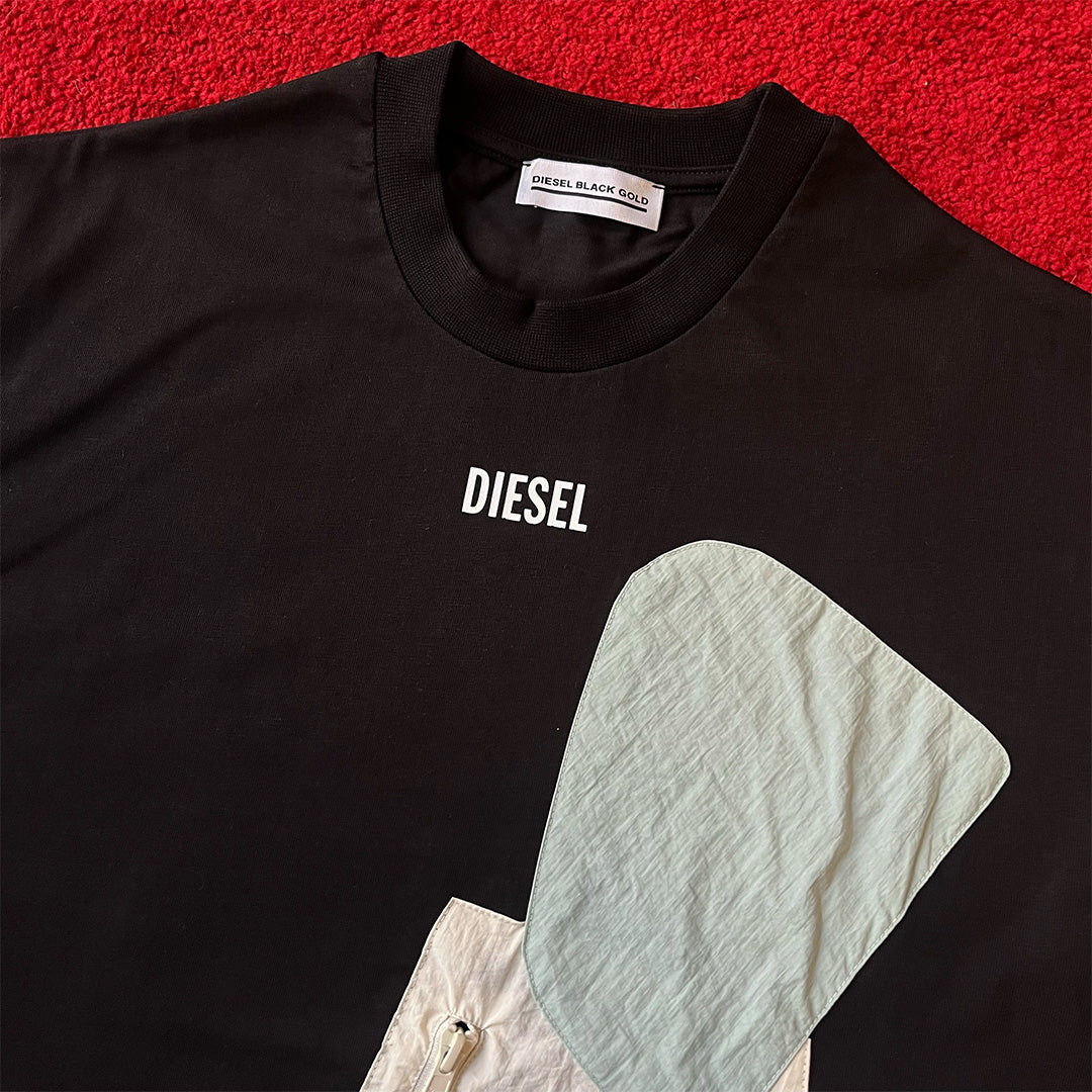 Diesel Pocket Patch Regular T-Shirt - Black