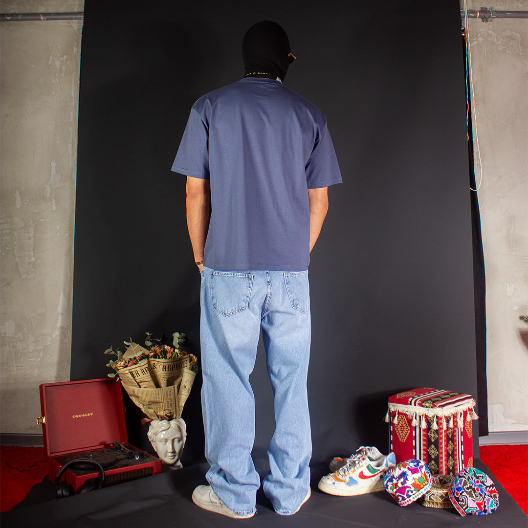 G'Z BOXY BLUE T-SHIRT