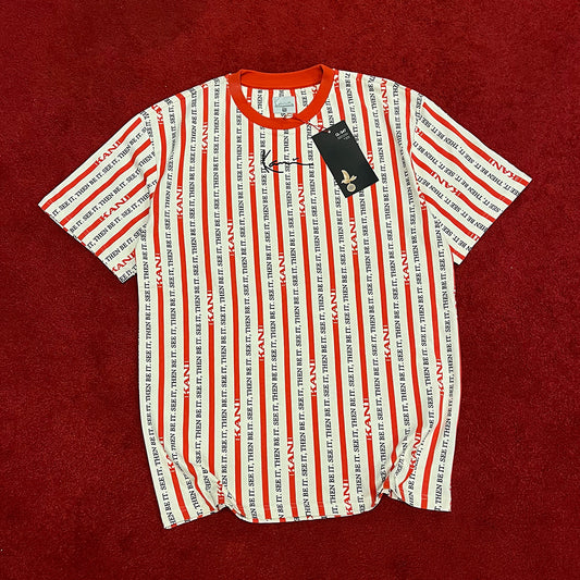 KARL KANI RED STRIPE T-SHIRT
