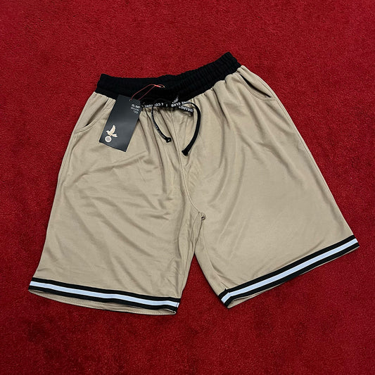 BEIGE JERSEY SHORT
