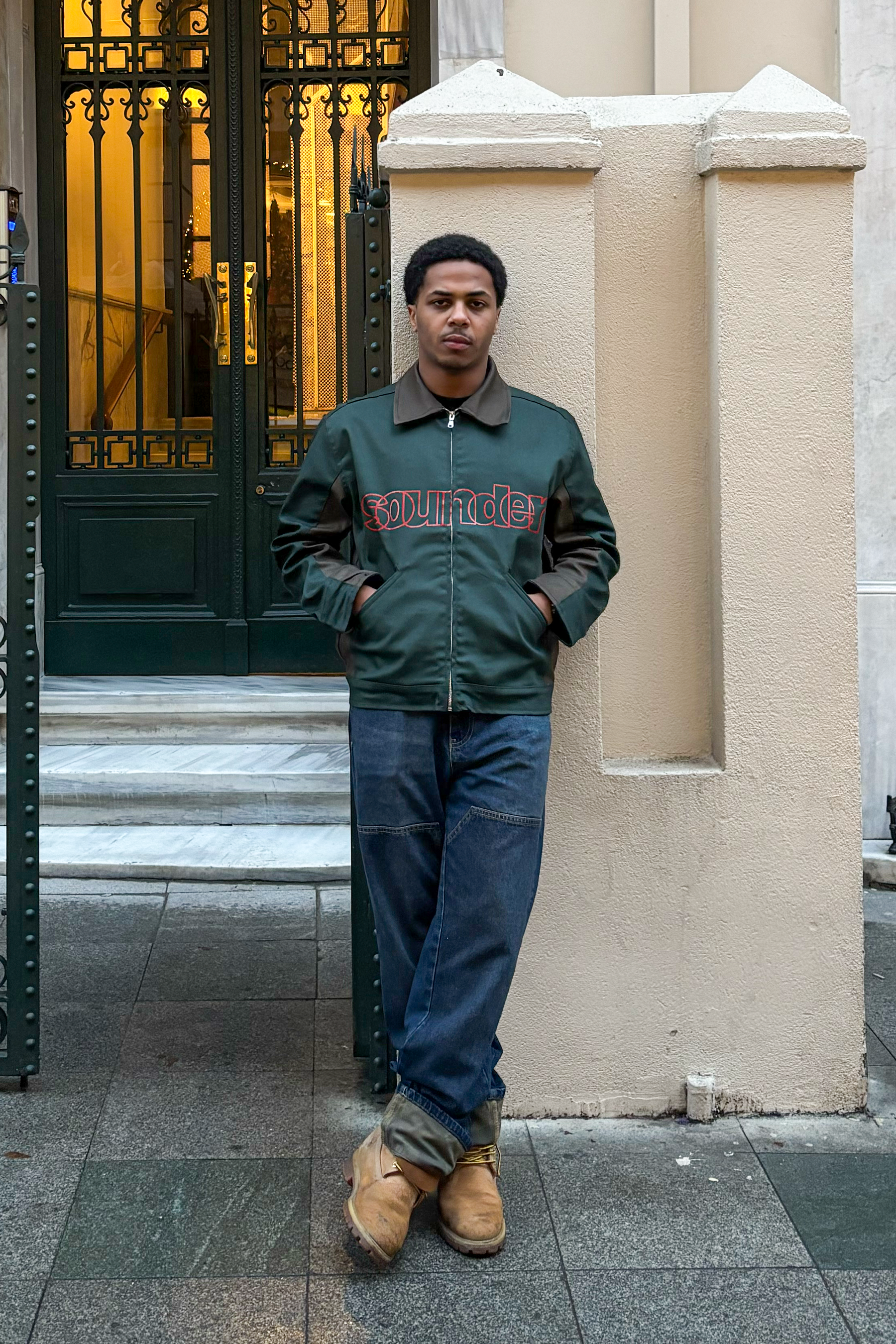 Katlanır Kamuflaj Paça Detaylı Kot Pantolon