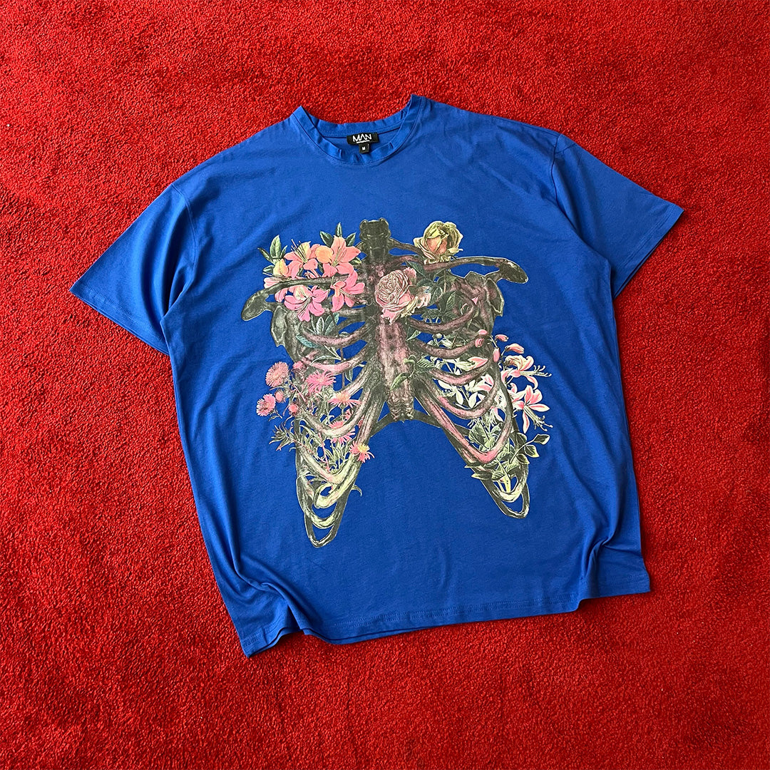 Man Official Blue Oversize T-Shirt