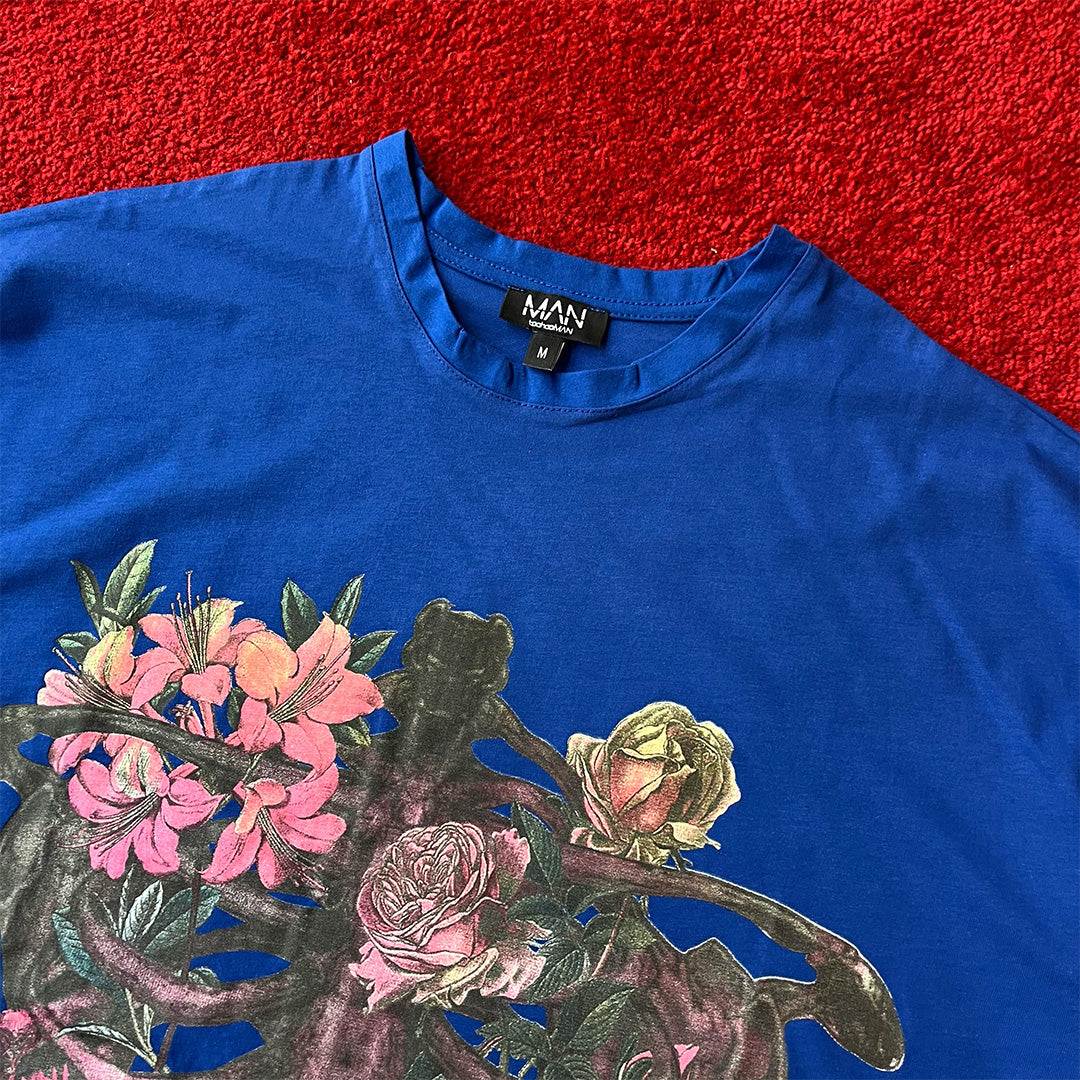 Man Official Blue Oversize T-Shirt