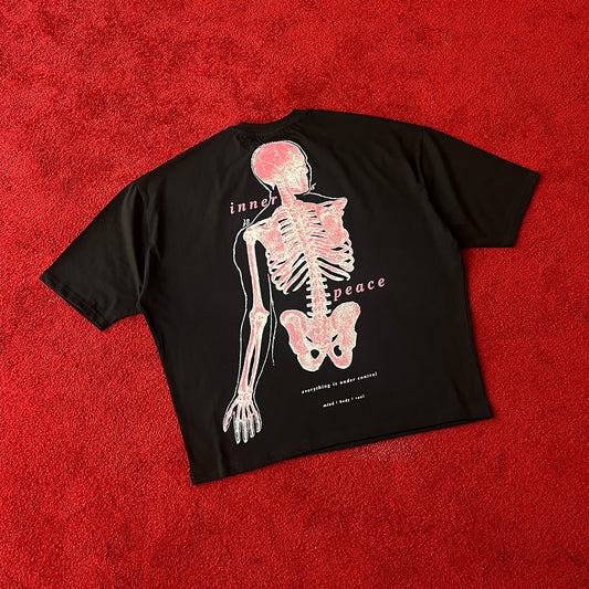 Asos Design Mind Scape T-Shirt - Black