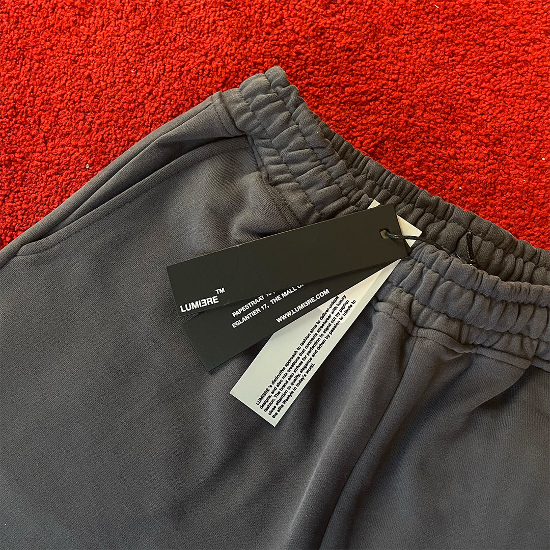 Diagonal Premium Oversize Short - Washed Navy
