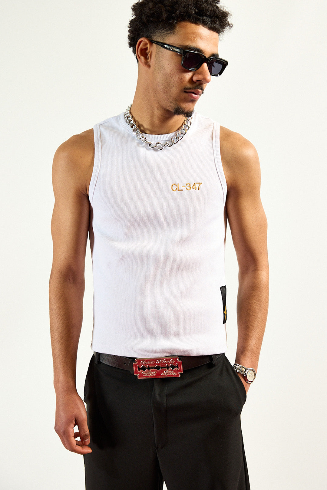 BLOCK TANK TEE