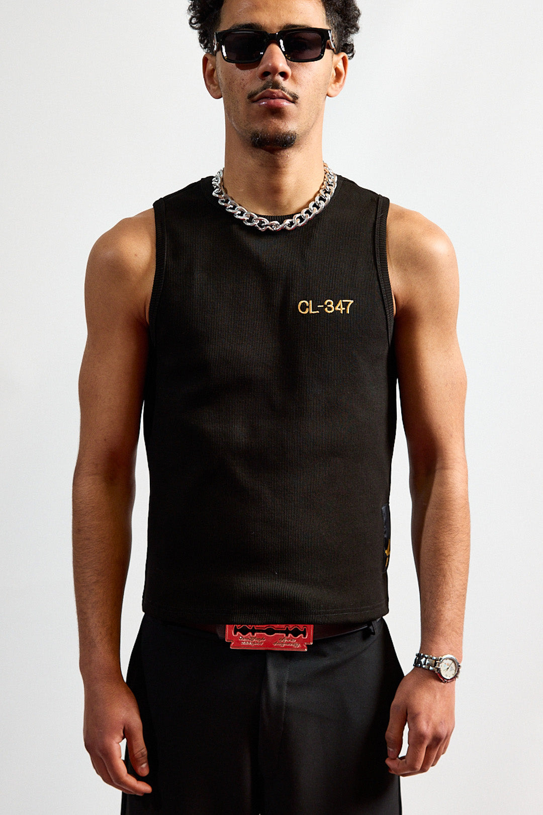 BLOCK TANK TEE