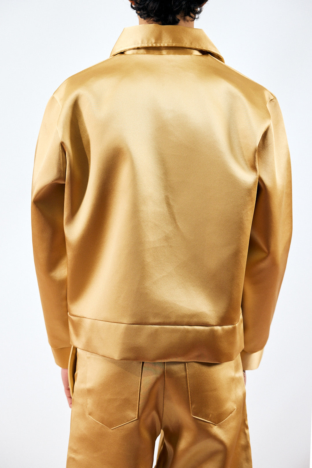 FIKIRTEPE GOLDEN SATIN JACKET